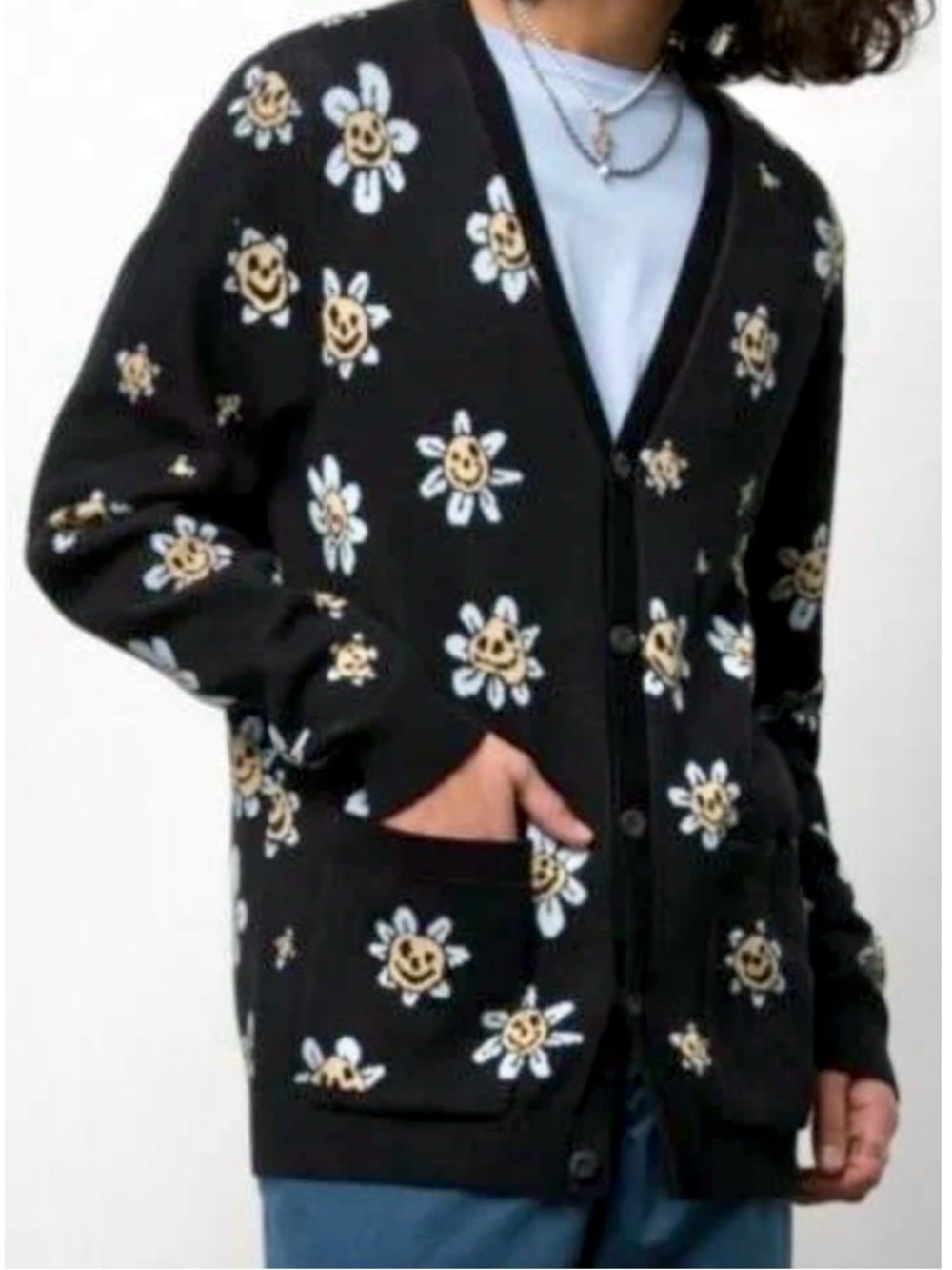 Vans Hilltop Cardigan Sweater Large